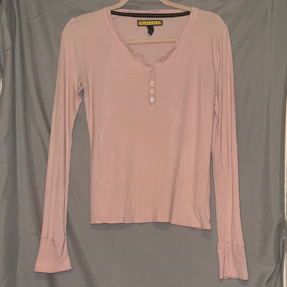 Prince & Fox Light Pink Long Sleeve Top